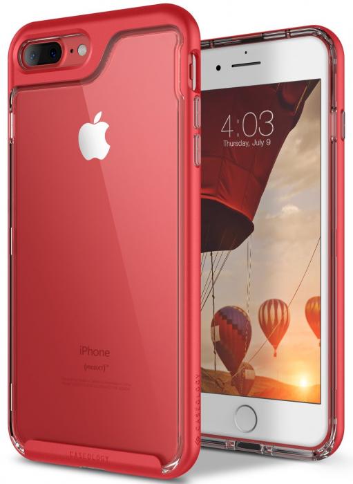 Caseology - Caseology Skyfall Skal till Apple iPhone 7 Plus - Rd