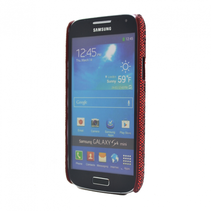 UTGATT4 - Glitter Skal till Samsung Galaxy S4 mini - Rd