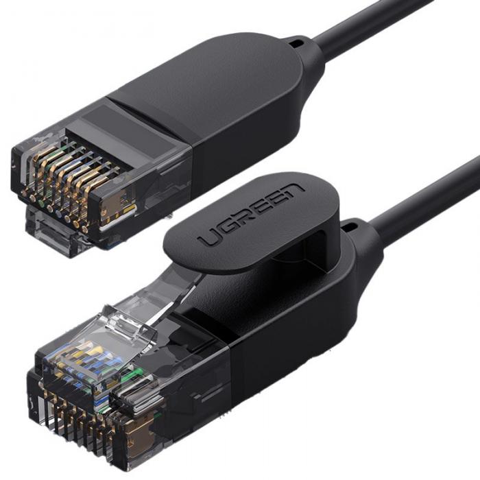 Ugreen - Ugreen Ethernet Kabel RJ45 Cat 6A UTP 1000Mbps 2 m Svart