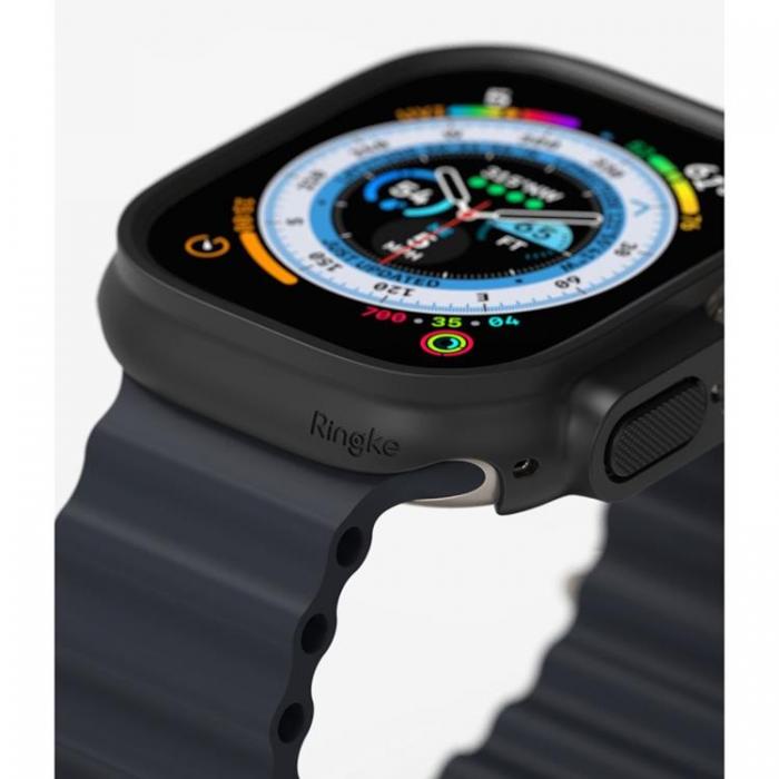 Ringke - [2-Pack] Ringke Apple Watch Ultra (49mm) Skal Slim - Clear/Svart