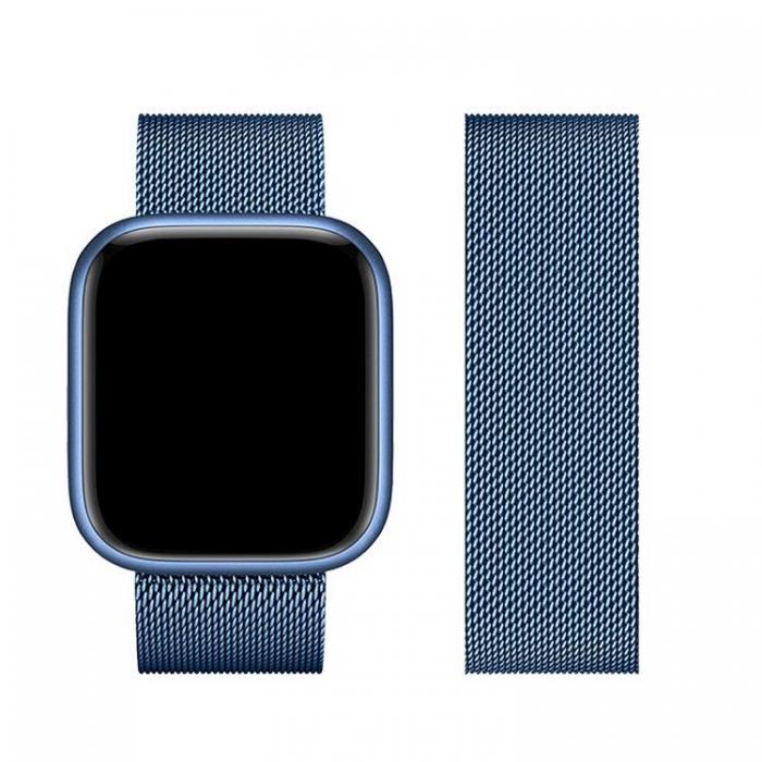 Forcell - Forcell Apple Watch (38/40/41mm) Armband F-Design - Bl