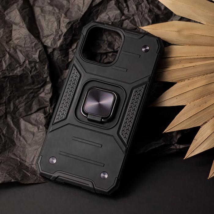 TelForceOne - Svart Defender Nitro-fodral iPhone 13 Pro - Stttlig Skyddsskal