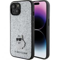 KARL LAGERFELD - Karl Lagerfeld iPhone 15 Mobilskal Fixed Glitter Metal Pin