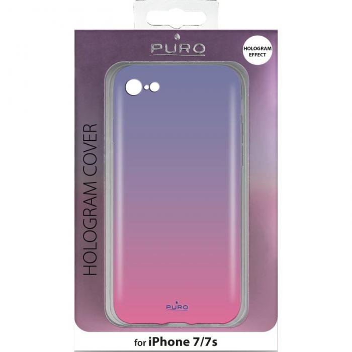 UTGATT4 - Puro Hologram Crystal Cover iPhone 8/7 - Rosa