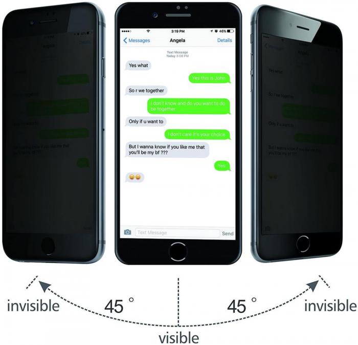 A-One Brand - [1-PACK] Privacy Hrdat Glas Skrmskydd iPhone 7/8/SE 2020