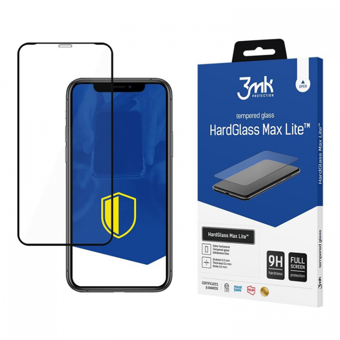 3MK - 3MK iPhone 11 Pro Hrdat Glas Skrmskydd Max Lite