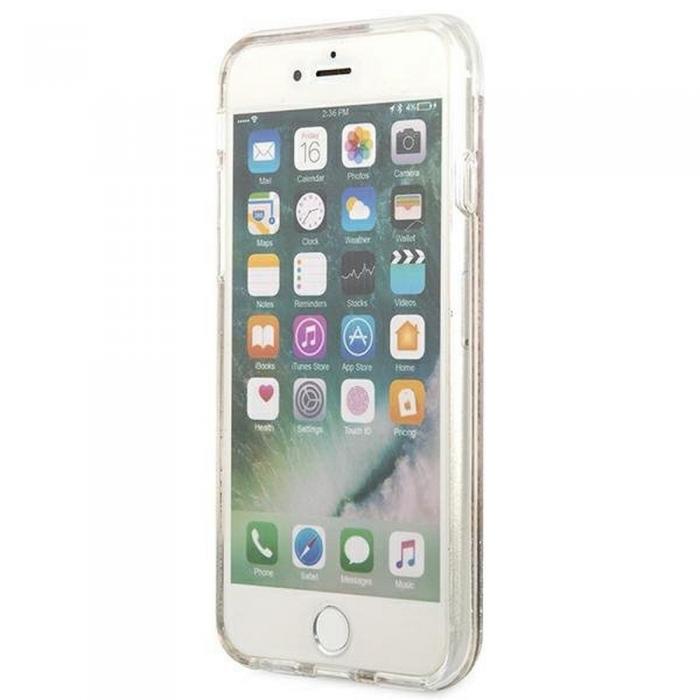 UTGATT1 - iPhone 7/8/SE (2020/2022) Skal Guess Glitter Paisley - Guld