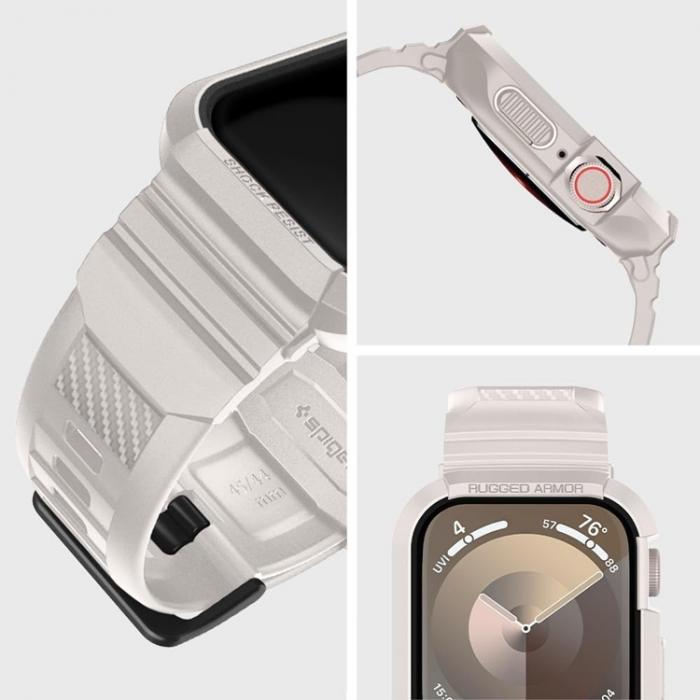 Spigen - Spigen Apple Watch 7/8/9/SE (44/45mm) Armband Rugged Armor Pro
