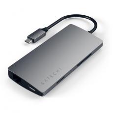 Satechi - Satechi USB-C Multi-Port Adapter 4K Gigabit Ethernet V2 - Space Grå