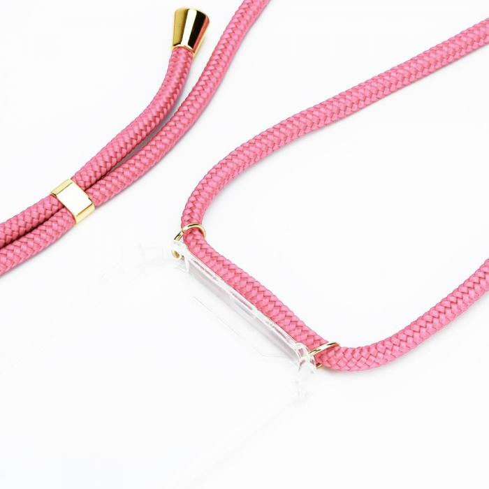 CoveredGear-Necklace - Boom Galaxy S9 Plus mobilhalsband skal - Pink Cord