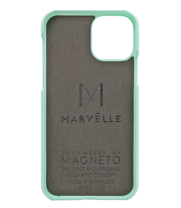 UTGATT4 - Marvlle iPhone 11 Magnetiskt Skal -Mint Croco