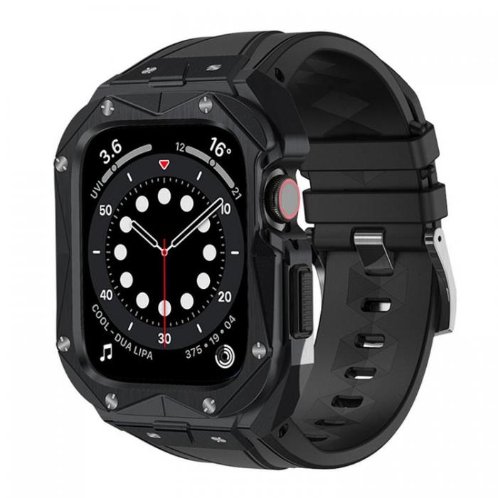 Kingxbar - Kingxbar Apple Watch SE/6/5/4 (44mm) Armband Rugged - Guld