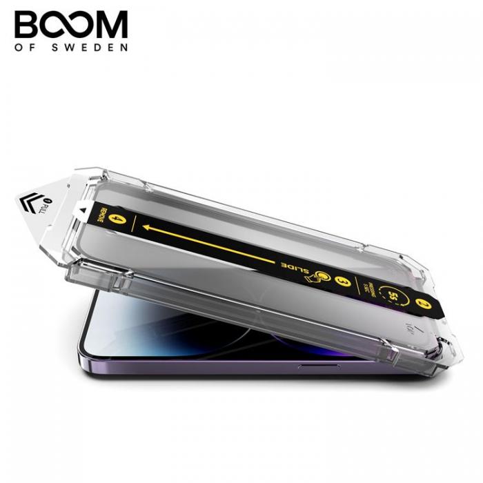 Boom of Sweden - LIVSTIDSGARANTI - BOOM iPhone 13 Pro Max Hrdat Glas Skrmskydd - 2 Pack