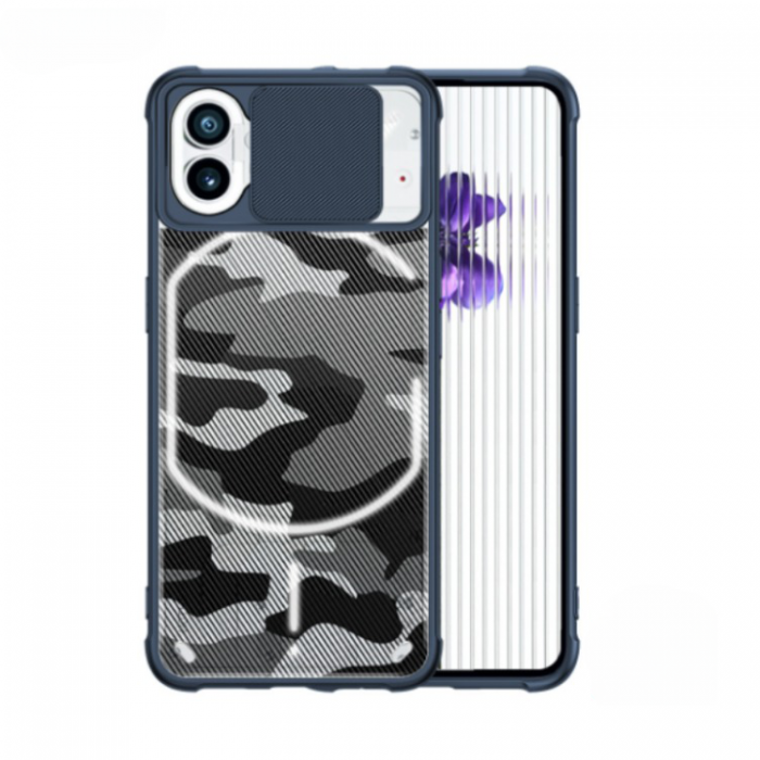 Rzants - Rzants Nothing Phone 1 Skal Camouflage Camshield - Bl