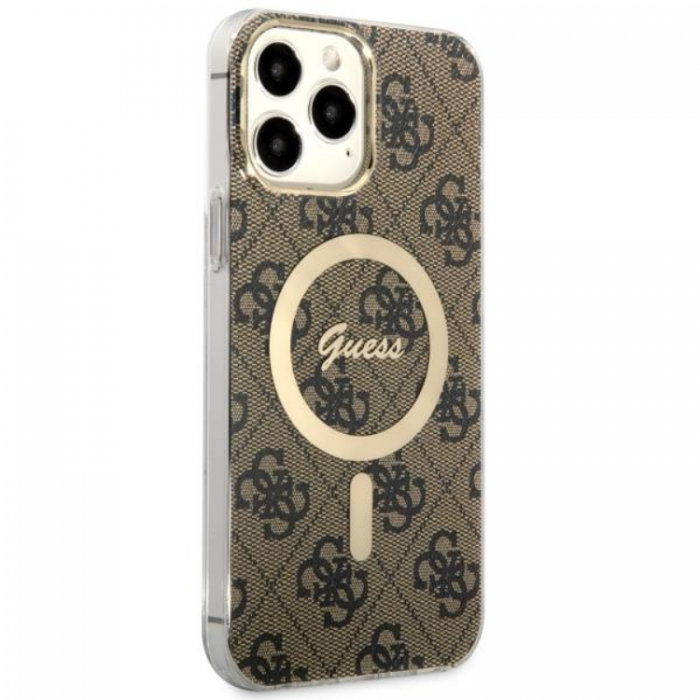 Guess - Guess iPhone 13 Pro Max Mobilskal MagSafe 4G - Brun