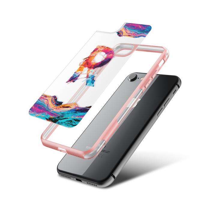 UTGATT5 - Fashion mobilskal till Apple iPhone 8 - Paint R