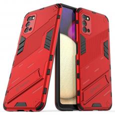 A-One Brand - Kick-stand mobilskal till Samsung Galaxy A03s - Röd