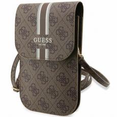 Guess - Guess Halsbandsfodral 4G Stripes - Brun