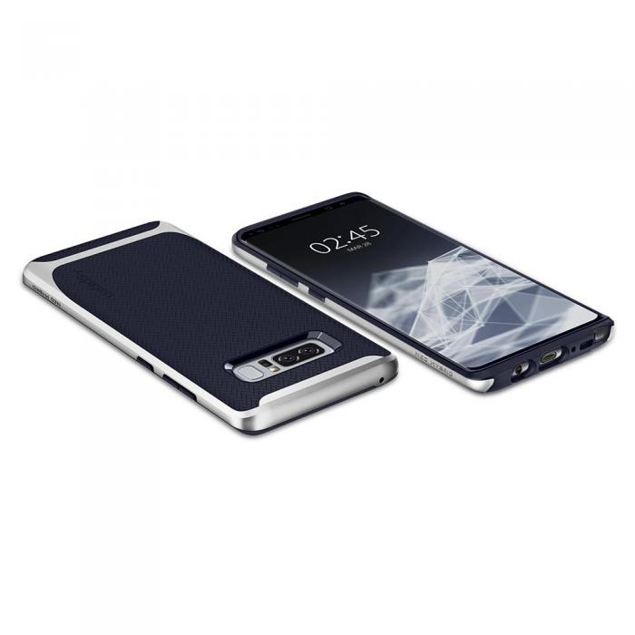 UTGATT5 - Spigen Neo Hybrid Skal till Samsung Galaxy Note 8 - Silver