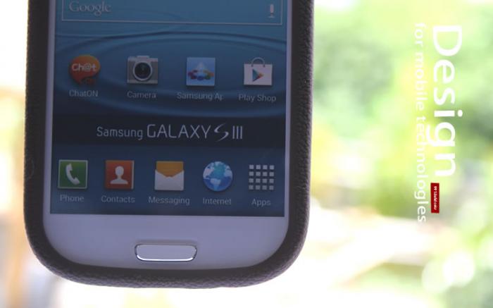 UTGATT4 - Seepoo Silikonskal till Samsung Galaxy S3 i9300 + Skrmskydd (Brun)