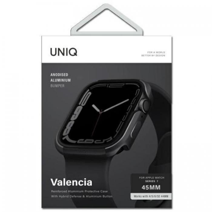 UNIQ - Uniq Apple Watch 4/5/6/7/SE 40/41mm Skal Valencia - Graphite
