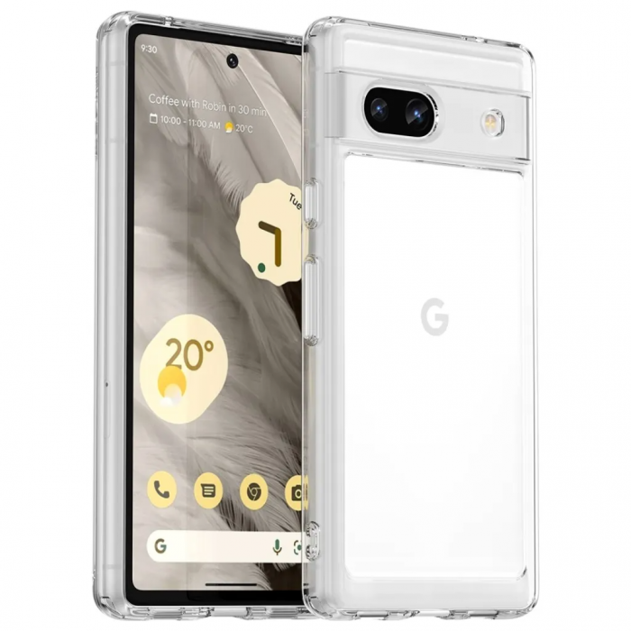 Taltech - Google Pixel 7A Mobilskal Sttabsorberande - Transparent