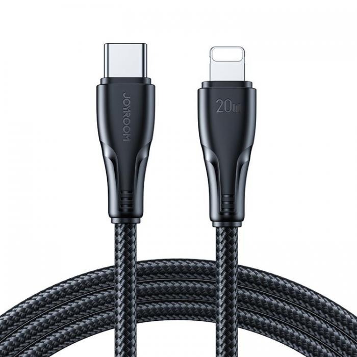 Joyroom - Joyroom Surpass USB-C till Lightning kabel 20W 3m - Svart