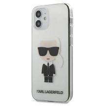 KARL LAGERFELD - Karl Lagerfeld iPhone 12 Mini Skal Ikonik - Transparent