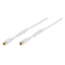 Vivanco - Vivanco Antenn Kabel Ferritkärna 110dB 10m - Vit