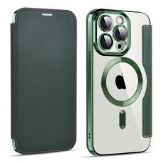 A-One Brand - iPhone 11 Pro Max Magsafe Plånboksfodral RFID Flip - Grön