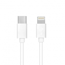 A-One Brand - USB-C Till Lightning Kabel (1m) - Vit