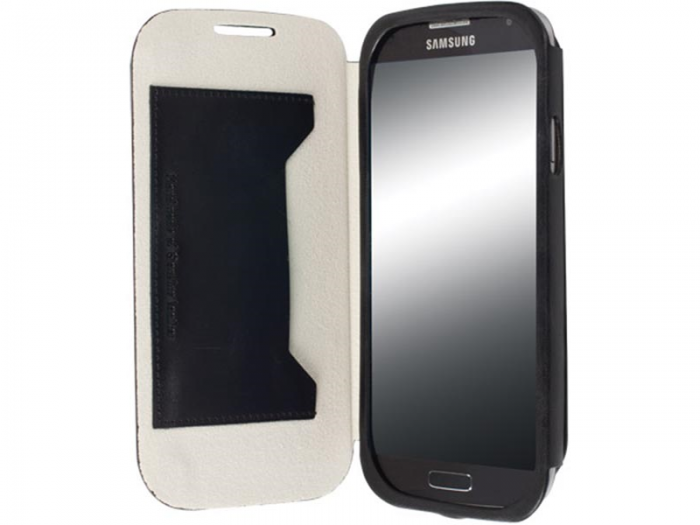 UTGATT4 - Krusell Kiruna FlipCover till Samsung Galaxy S4 - Svart