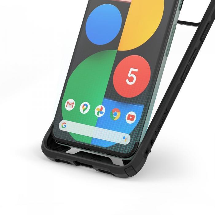 UTGATT5 - Ringke Fusion X durable Skal Google Pixel 5 - Svart
