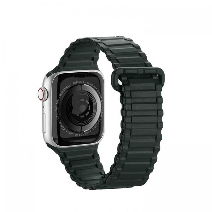 DuxDucis - Dux Ducis Apple Watch 6/7/8/SE (42/44/45/49mm) Armband Silicone Armored - Grn