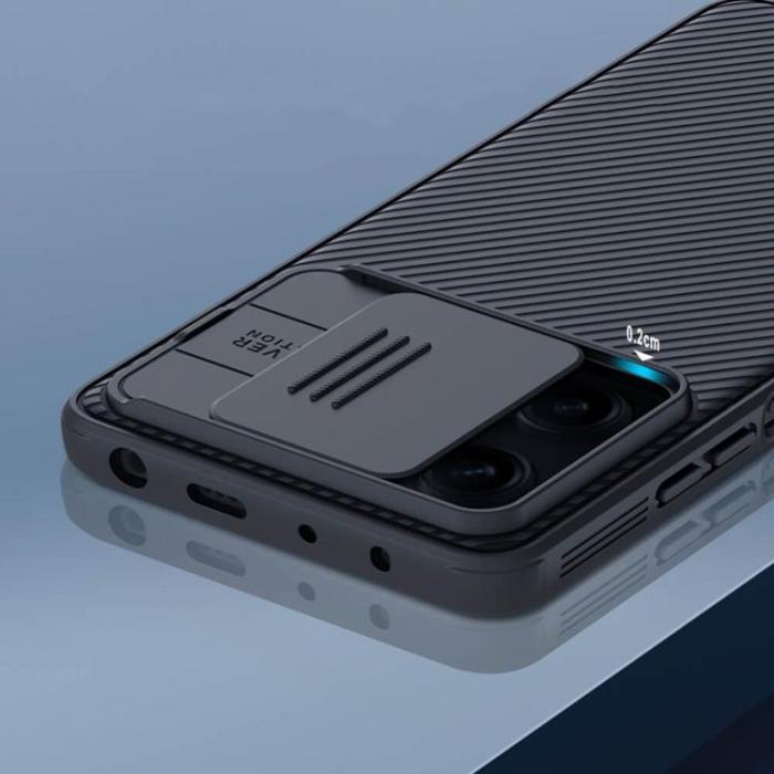 Nillkin - Nillkin Xiaomi Redmi Note 12 Mobilskal Camshield - Svart
