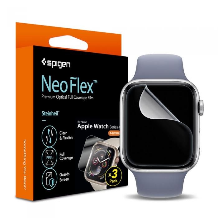 Spigen - SPIGEN Skrmskydd Neo Flex Hd Apple Watch 4 / 5 / 6 / 7 / Se 44 / 45mm