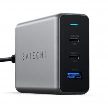 Satechi&#8233;Satechi 100W GaN PD-reseladdare med dubbla USB-C och USB-A-uttag&#8233;