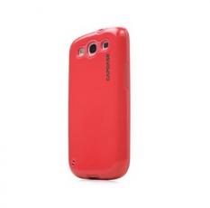 Capdase - CAPDASE Polimor till Samsung Galaxy S3 i9300 (Röd) + Skärmskydd