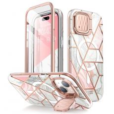 SupCase - SupCase iPhone 15 Mobilskal Magsafe Cosmo - Marble