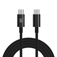 SiGN - SiGN USB-C till USB-C Kablar 60W 2m - Svart