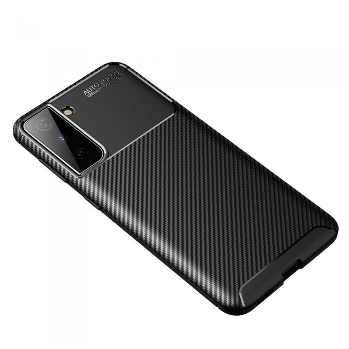 UTGATT1 - Carbon Fiber Mobilskal till Samsung Galaxy S21 Ultra - Svart