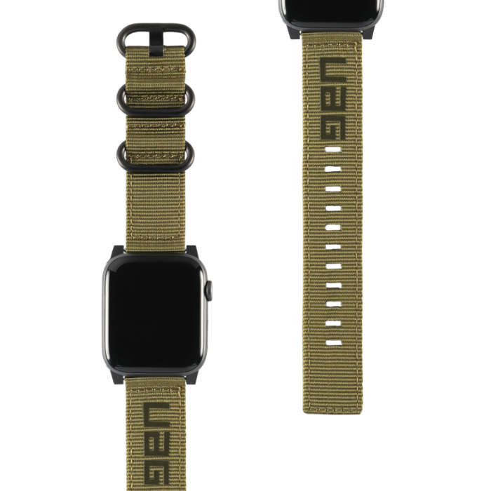 UTGATT5 - UAG Apple Watch Lderrem 44mm/42mm - Olivgr