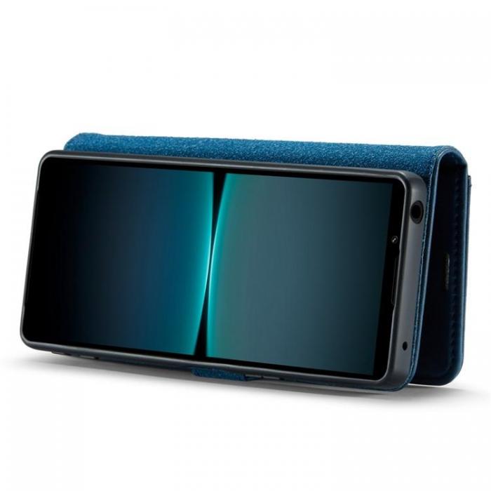 DG.MING - DG.MING Sony Xperia 1 V Plnboksfodral kta Lder 2in1 - Bl