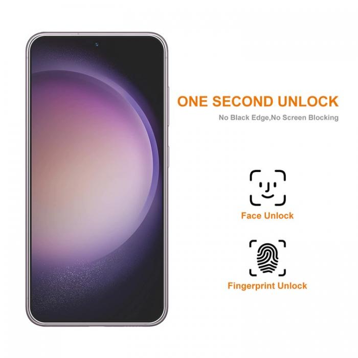 A-One Brand - [1-PACK] Galaxy S23 FE Hrdat Glas Skrmskydd - Clear