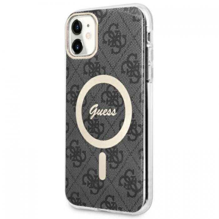 Guess - Guess iPhone 11 Mobilskal MagSafe 4G - Svart