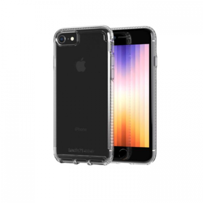 UTGATT1 - Tech21 iPhone 7/8/SE (2020/2022) Skal Pure Clear - Transparent