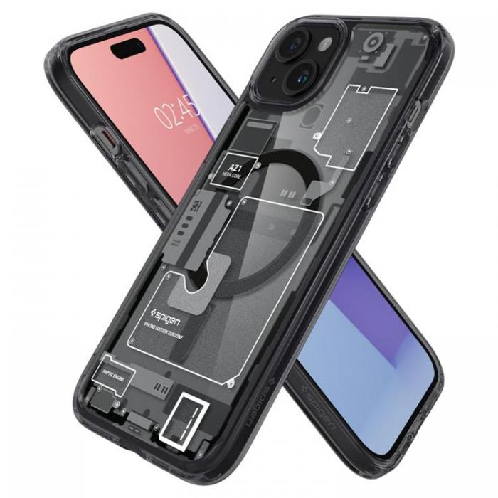 Spigen - Spigen iPhone 15 Mobilskal Magsafe Ultra Hybrid - Zero One