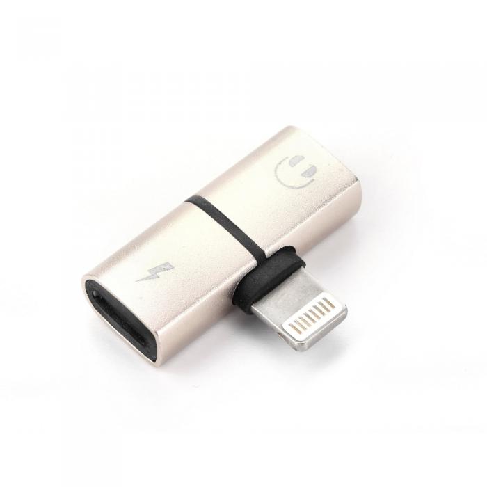 UTGATT1 - Adapter HF/audio + charging till iPhone Lightning 8-pin