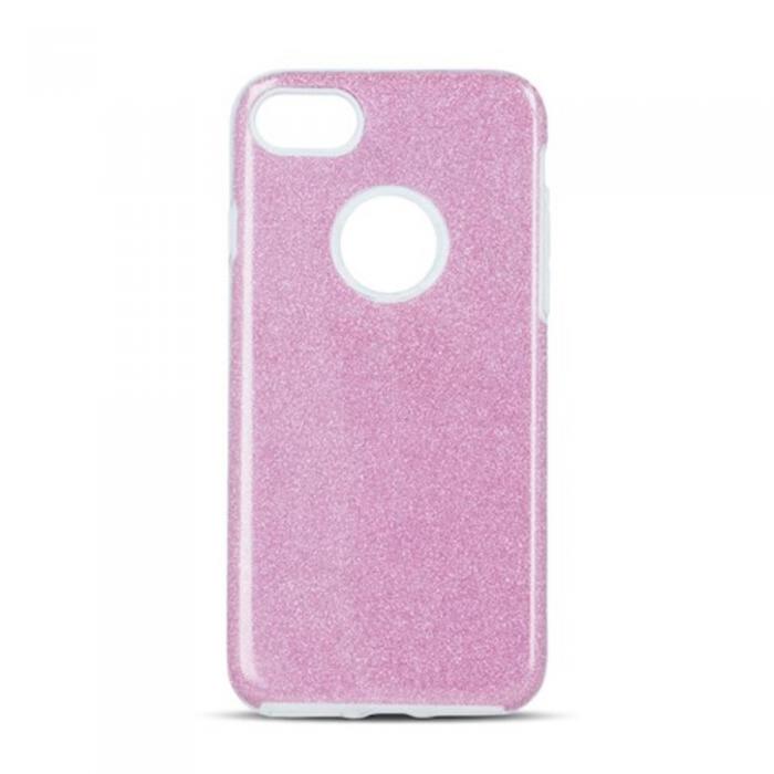TelForceOne - Glitter Skal till iPhone 12/12 Pro - Rosa, Skyddande & Trendigt