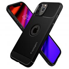 Spigen - FD Rugged Armor iPhone 12 & 12 Pro - Matte Black